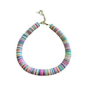 ELIOU Poma Gold-Plated, African Vinyl Bead Necklace